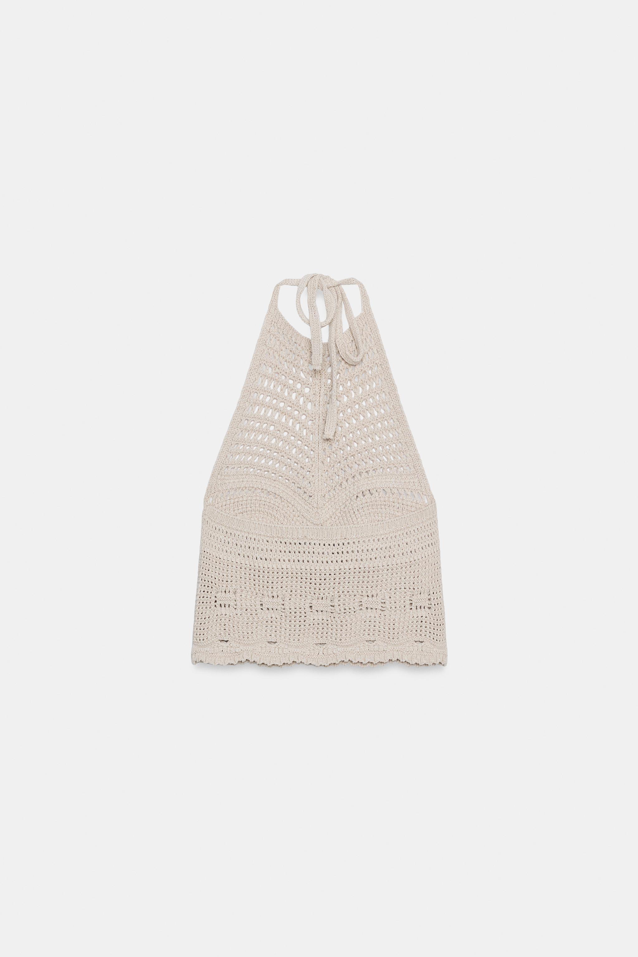 KNIT HALTER TOP